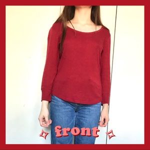 ♥️ Talbots petites red long sleeve ♥️